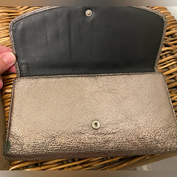 Coach Bronze Metallic Wallet - Picture 2 of 8